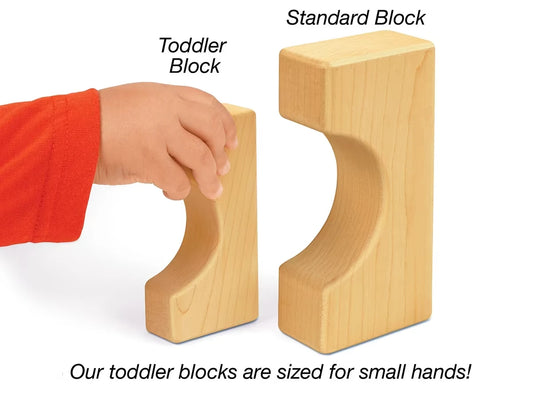 Toddler Hardwood Unit Blocks - US 7320