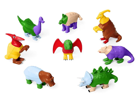 Mix & Match Mini Magnetic Dinosaurs - US 5668