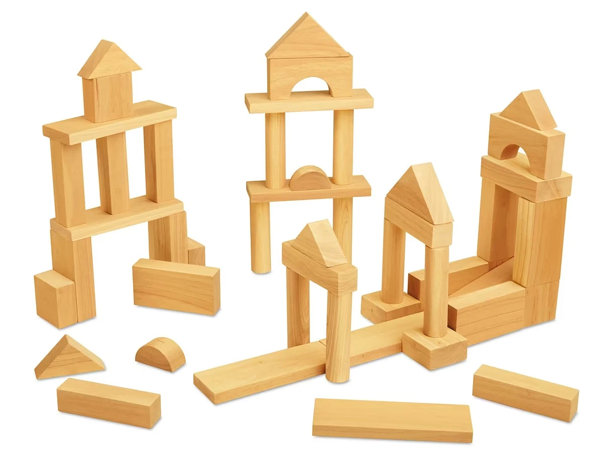 Hardwood Blocks - 50-Piece Set - US 4494