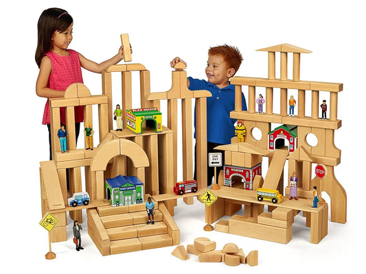 Classroom Hardwood Unit Blocks - Builder Set - US 2531