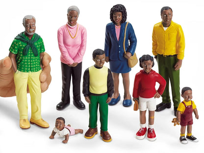 Lakeshore Block Play People - African American Family - US 8077