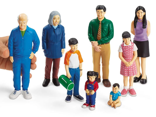 Lakeshore Block Play People - Asian Family - US 7269