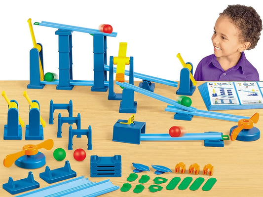 Create-A-Chain Reaction STEM Kit - Pre K-Gr. 2 - Master Set - US 3455