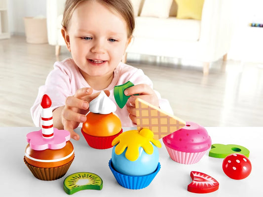Create-A-Cupcake Wooden Playset - US 1197