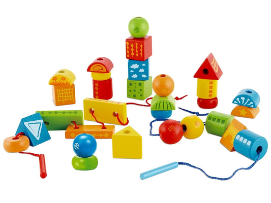 String-Along Wooden Shapes - US 2865