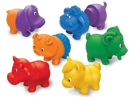 Mix & Match Farm Animals - Set of 6 - US 2284