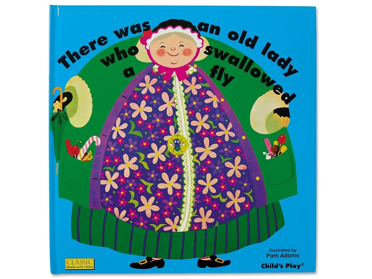There Was an Old Lady Who Swallowed a Fly Hardcover Book - US 4918