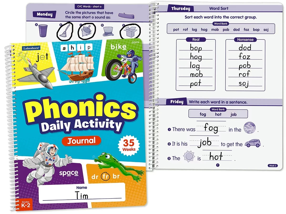 Phonics Daily Activity Journal - US 7814