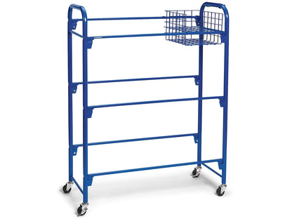 Leveled Library Mobile Storage Cart - US 5119