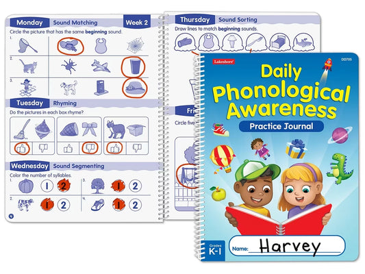 Daily Phonological Awareness Practice Journal - US 5230