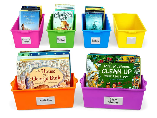 Neon Help-Yourself Book Bins - US 4665