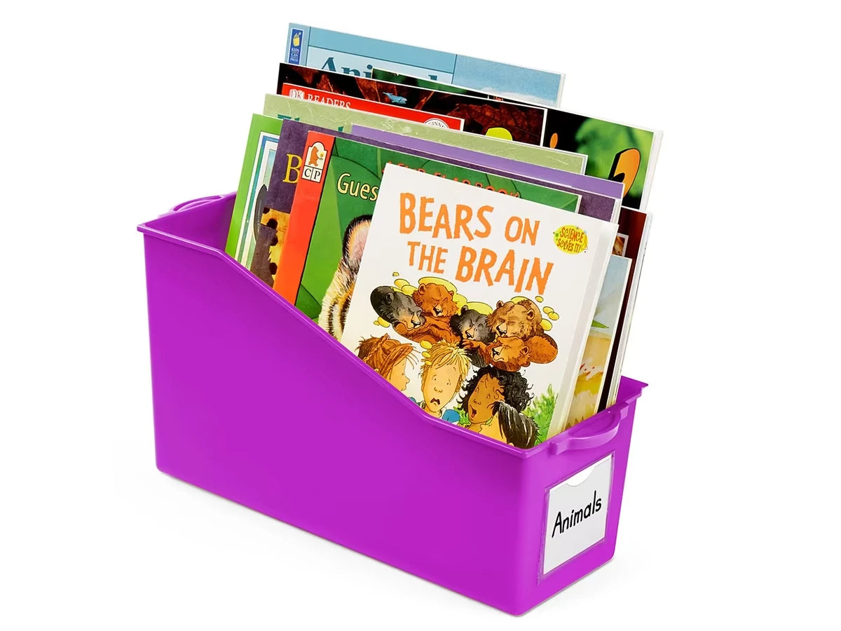 Neon Connect & Store Book Bins - US 6609