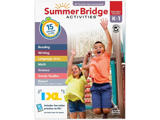 Summer Bridge Activities Workbook - K-Gr. 1 - US 5218