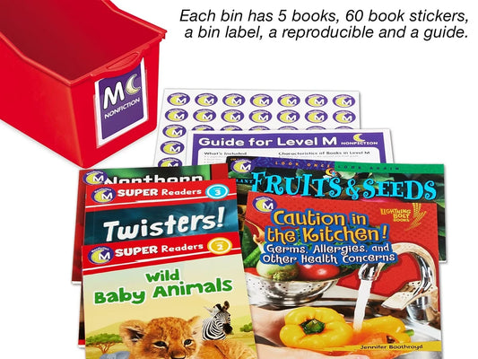 Nonfiction Leveled Books Classroom Library - US 2386