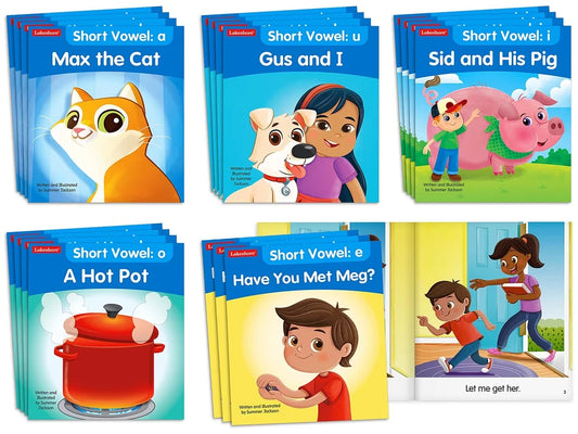 Short Vowels Skill-Building Book Set - US 9971