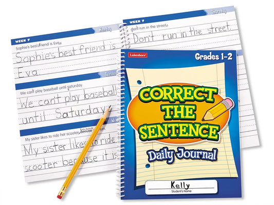 Correct the Sentence! Daily Journal - Gr. 1-2 - US 5853