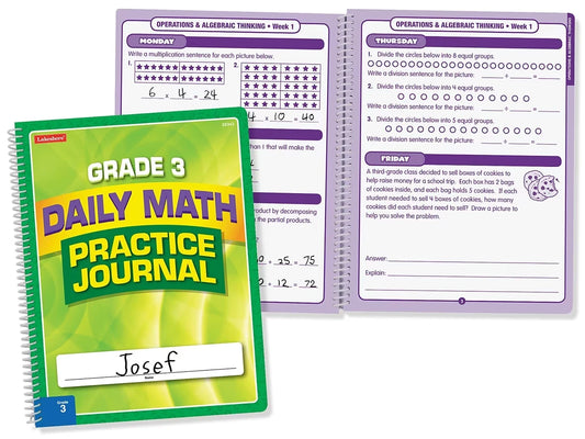 Daily Math Practice Journal - Gr. 3 - US 7138