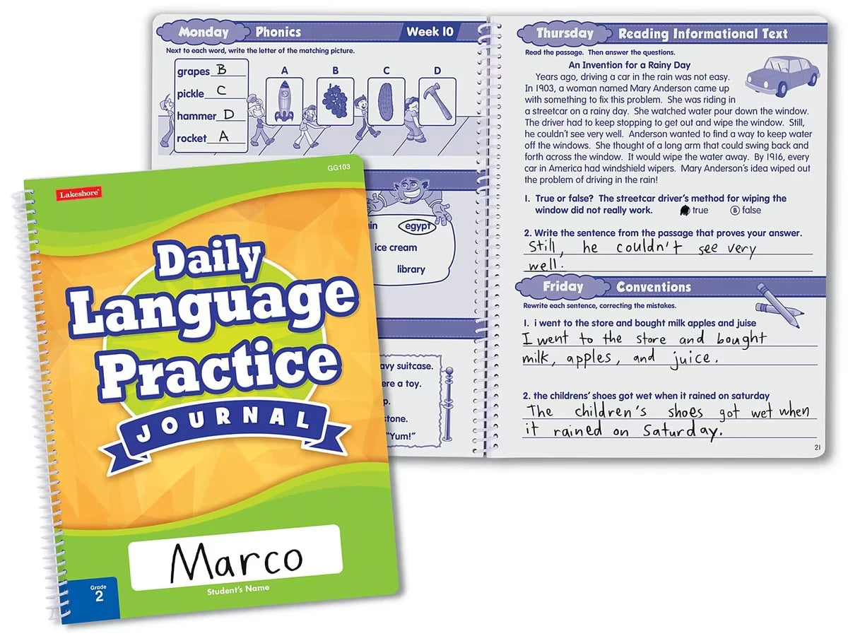 Daily Language Practice Journal - Gr. 2 - US 4937