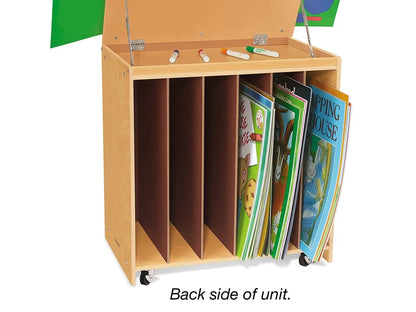 Classic Birch Magnetic Write & Wipe Big Book Center - US 6419