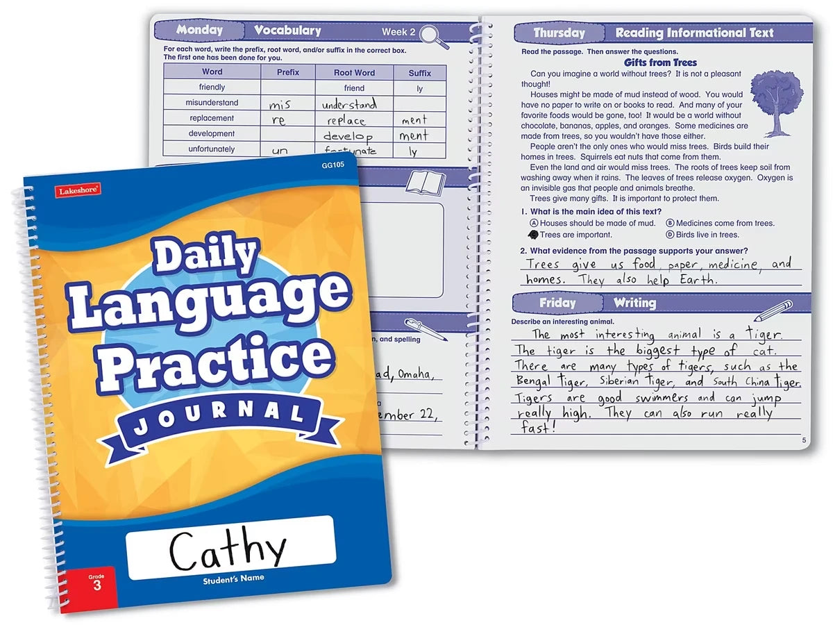 Daily Language Practice Journal - Gr. 3 - US 8864