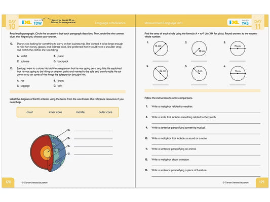 Summer Bridge Activities Workbook - Gr. 6-7 - US 7496
