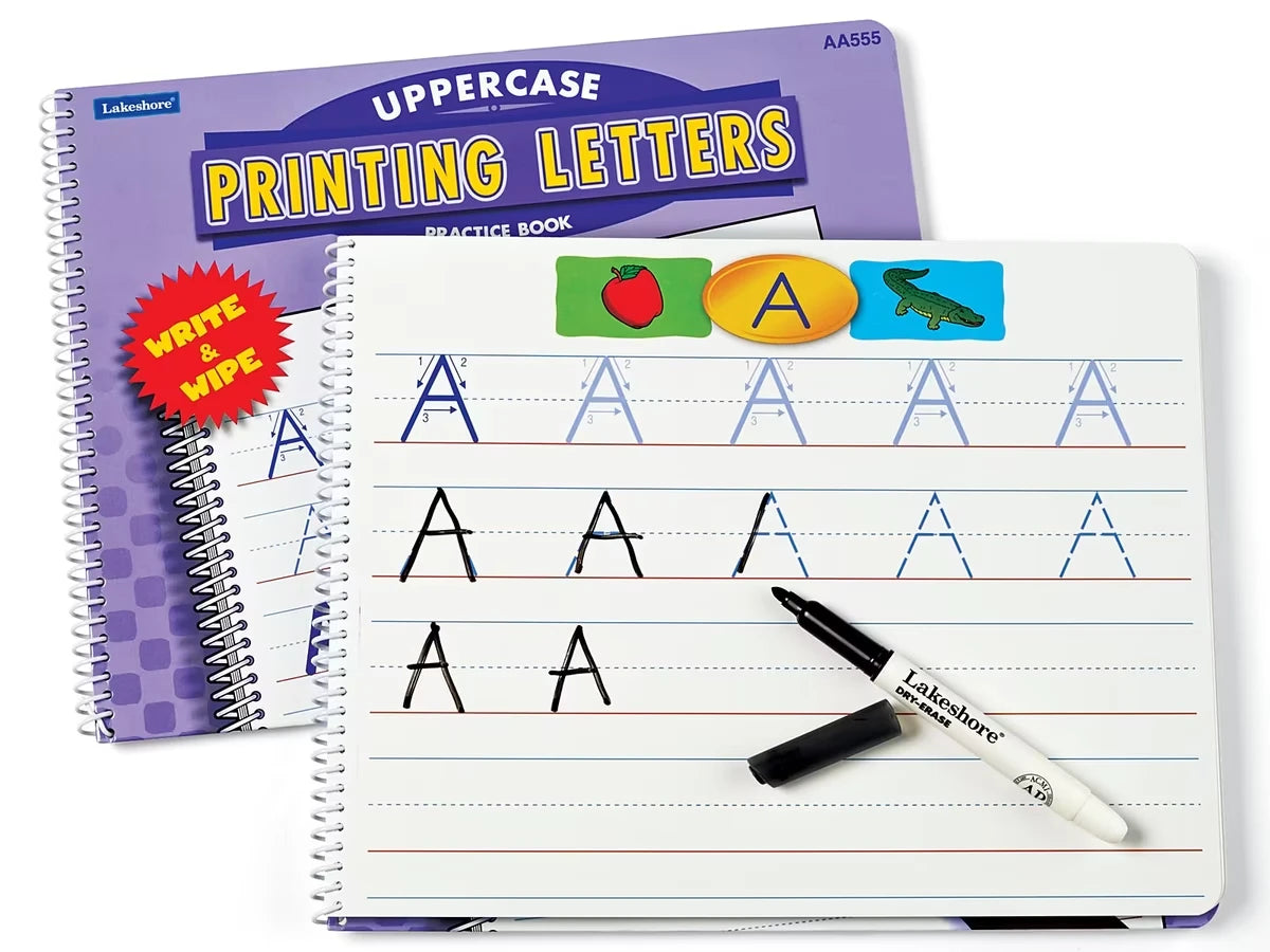 Printing Letters Practice Book - Uppercase - US 2793