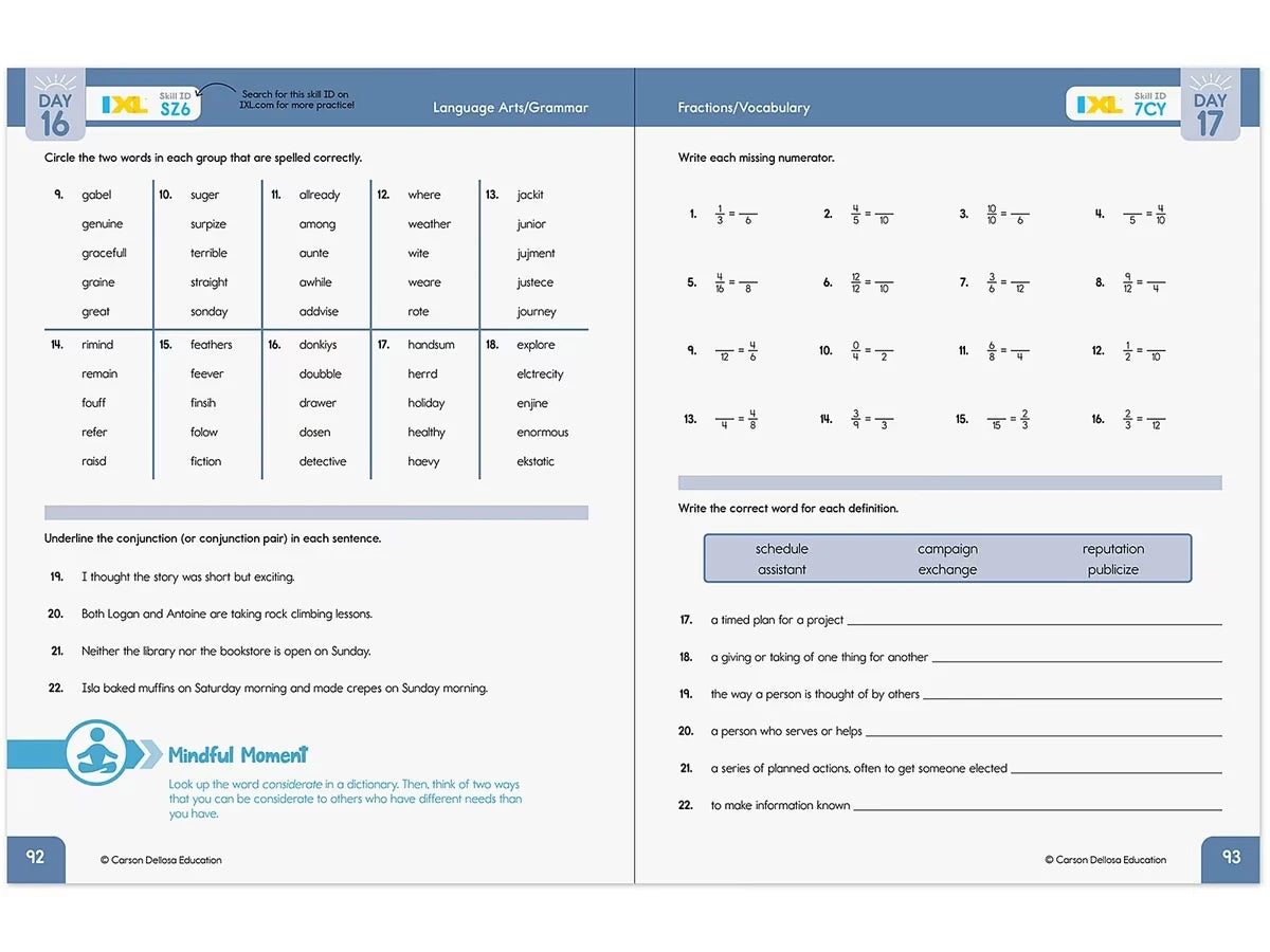 Summer Bridge Activities Workbook - Gr. 4-5 - US 1863