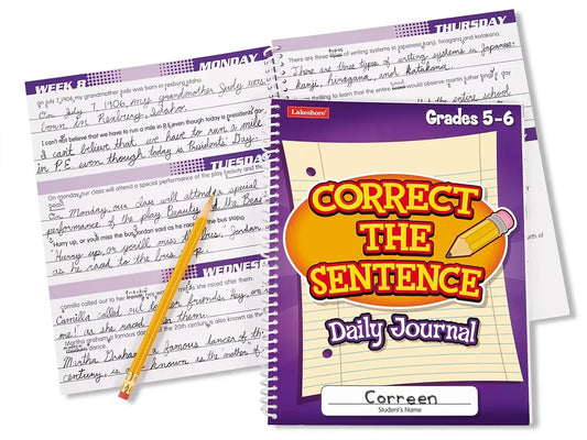 Correct the Sentence! Daily Journal - Gr. 5-6 - US 7874