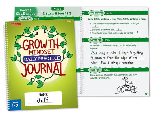 Growth Mindset Daily Practice Journal - Gr. 1-2 - US 9006