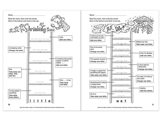 Daily Word Ladders Workbook - Gr. 2-3 - US 4329
