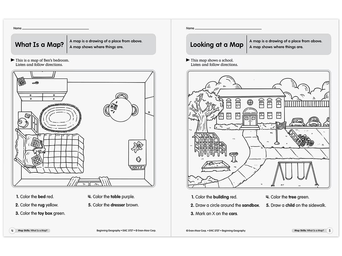Beginning Geography Workbook - US 9834