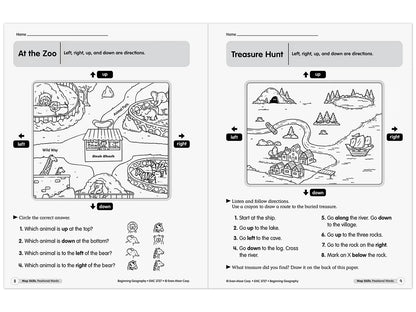 Beginning Geography Workbook - US 9834