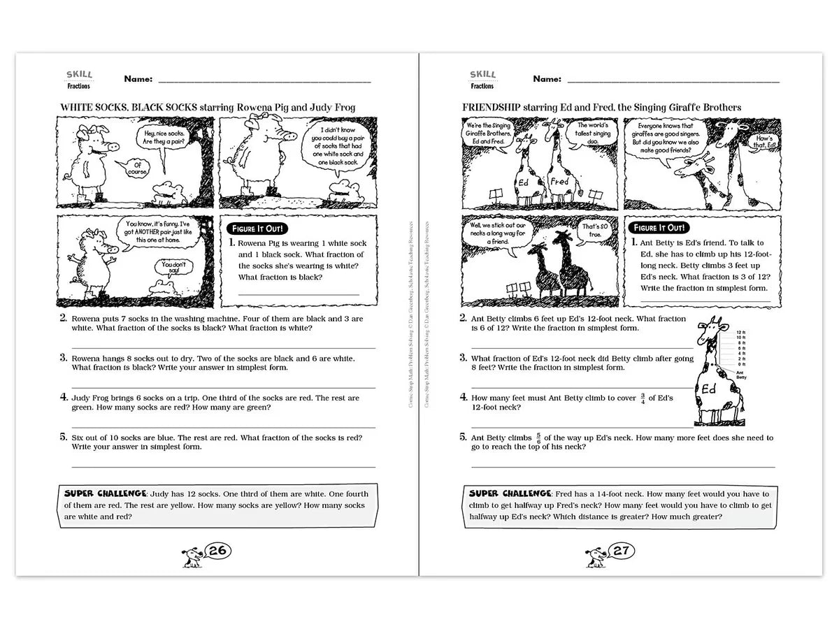 Comic-Strip Math Workbook - US 2245