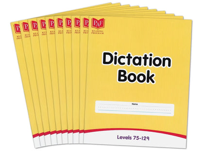 Levels 75-129 Dictation Books – Set of 10 - US 3077