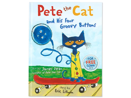 Pete the Cat® and His Four Groovy Buttons Hardcover Book - US 4558