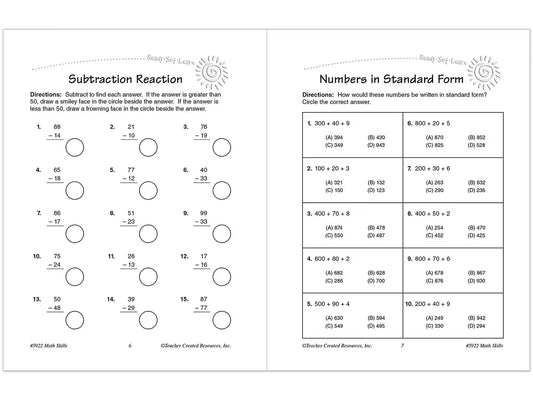 Math Skills Workbook - Gr. 3 - US 4289