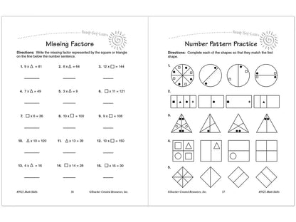 Math Skills Workbook - Gr. 3 - US 4289