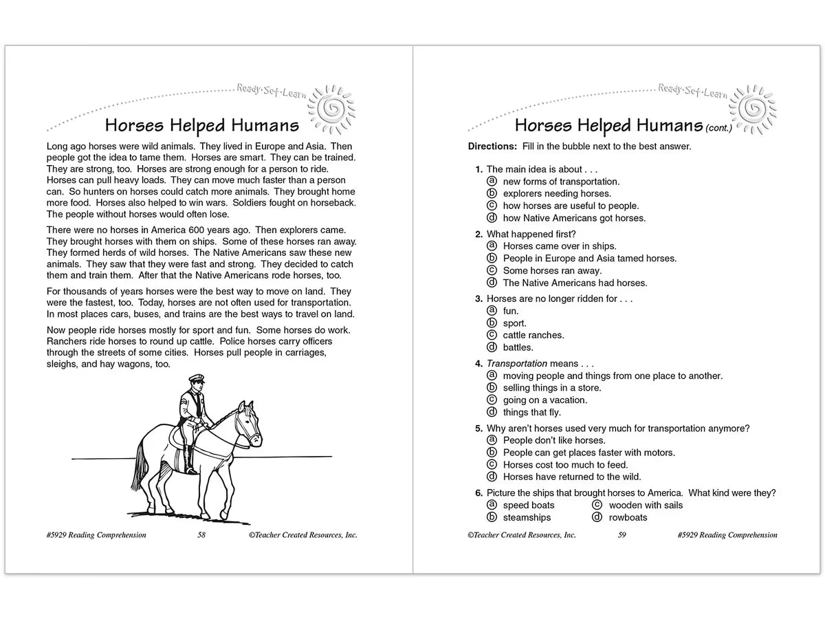 Master Reading Comprehension Workbook - Gr. 3 - US 4512