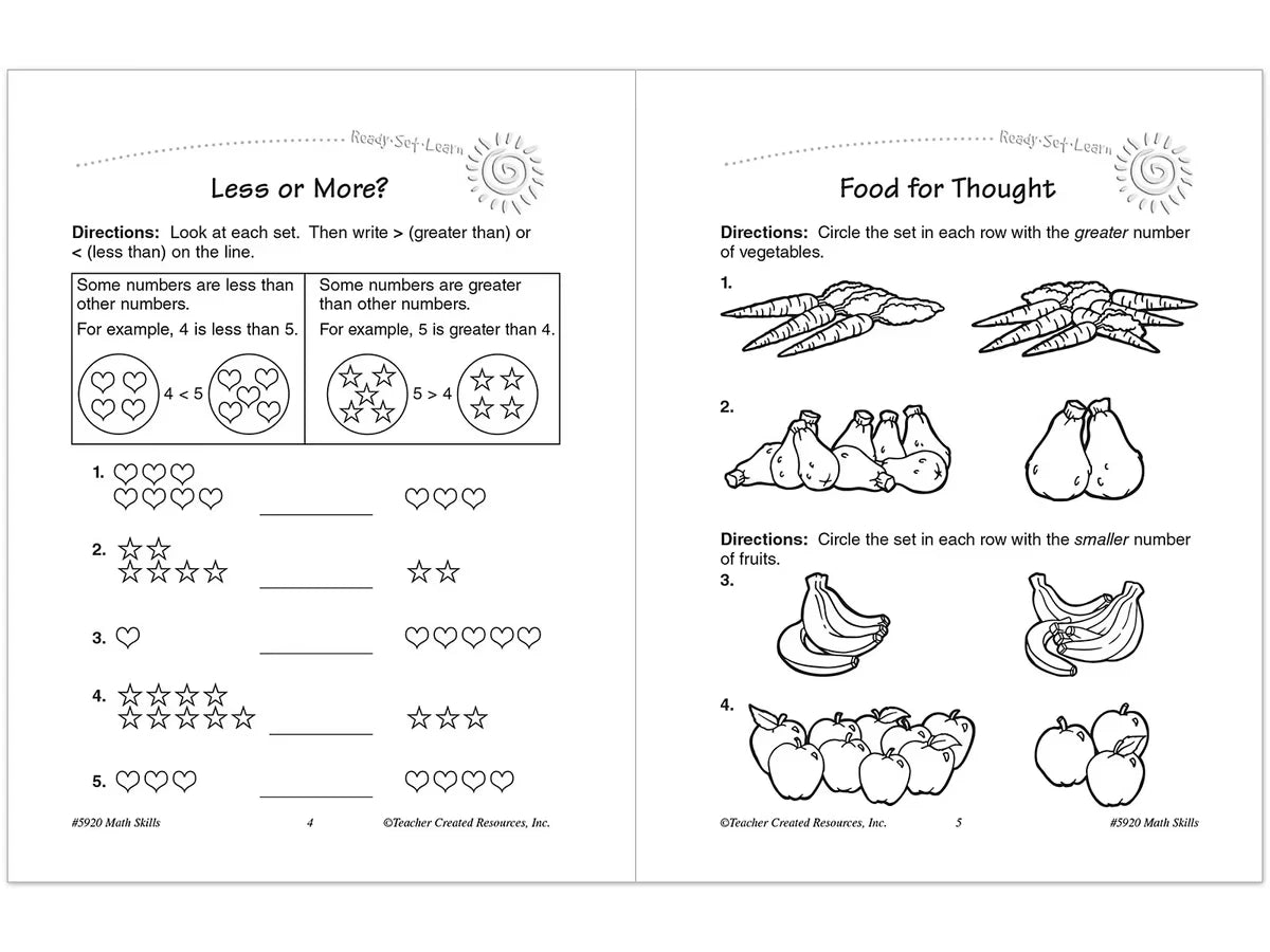 Math Skills Workbook - Gr. 1 - US 6070