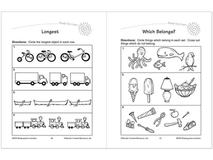Kindergarten Workbook - US 8809