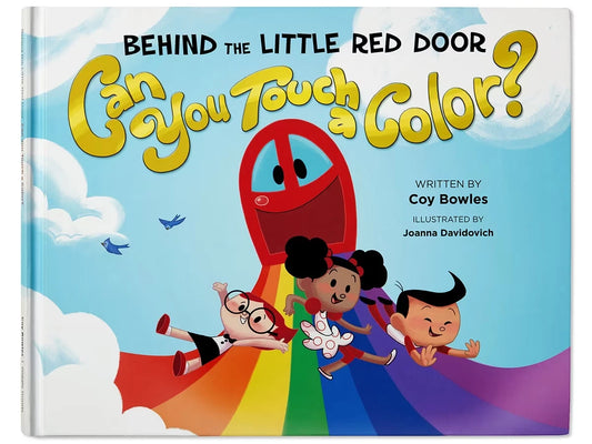 Behind the Little Red Door: Can You Touch a Color? Hardcover Book - US 8166