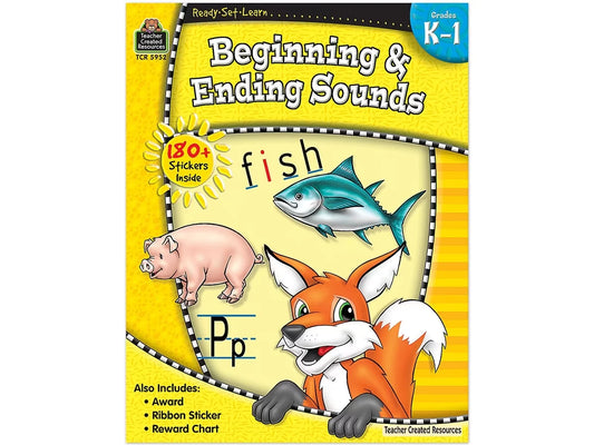 Beginning & Ending Sounds Workbook - US 4345