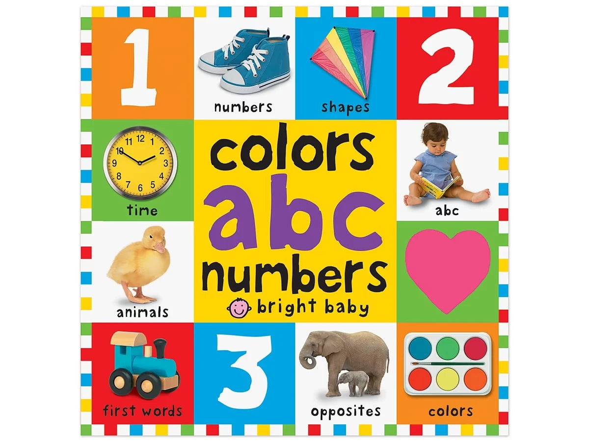 Colors, ABC & Numbers Board Book - US 3331