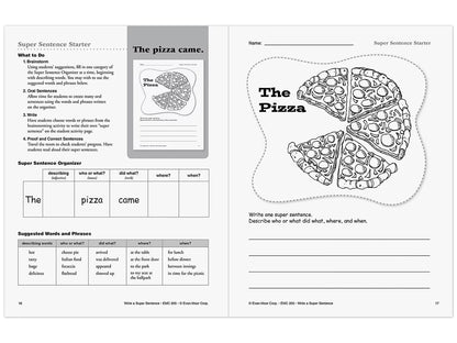 Write a Super Sentence Workbook - US 4724