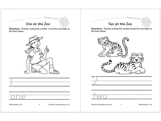 Numbers 1-20 Workbook - US 5246