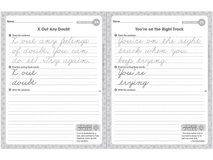 Cursive Writing Practice Workbook - Gr. 3 - US 3526