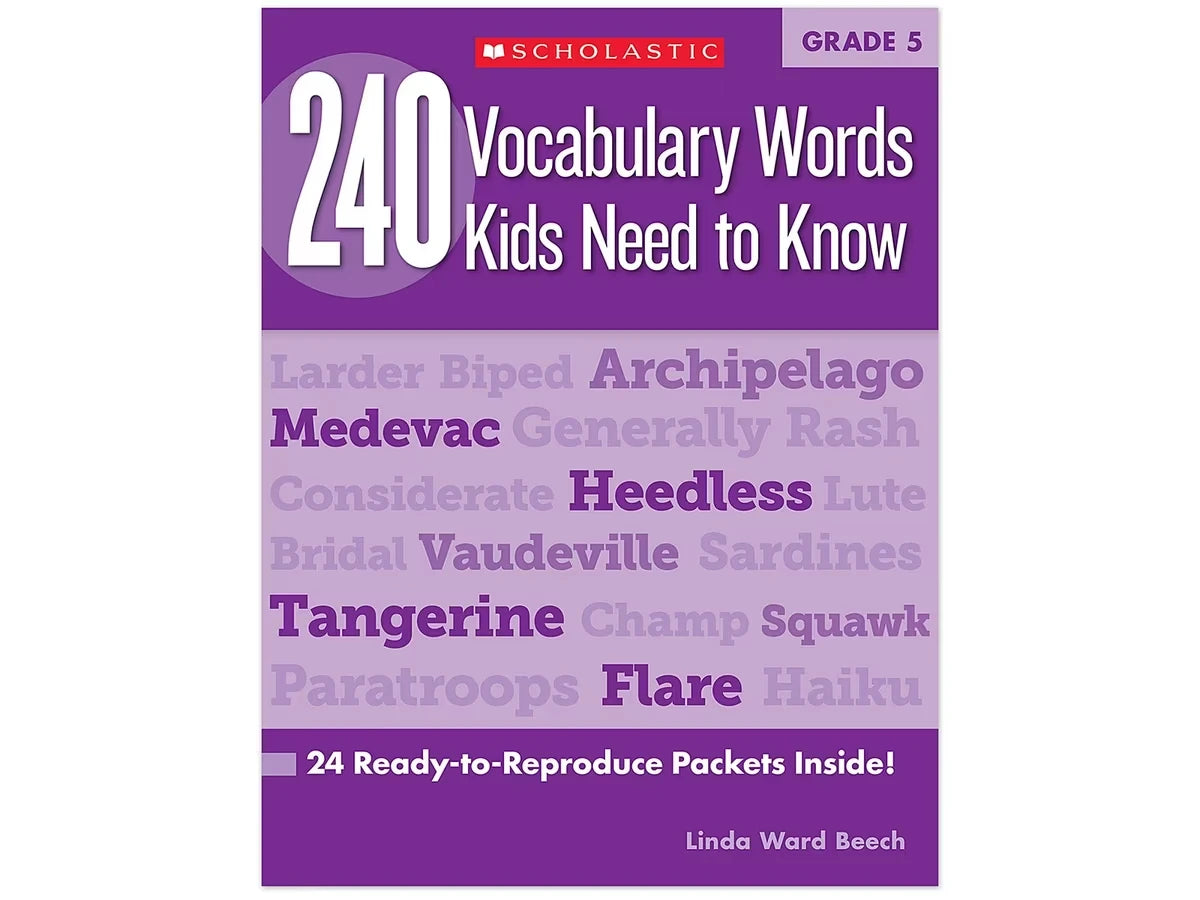 240 Words Kids Need to Know Workbook - Gr. 5 - US 9966