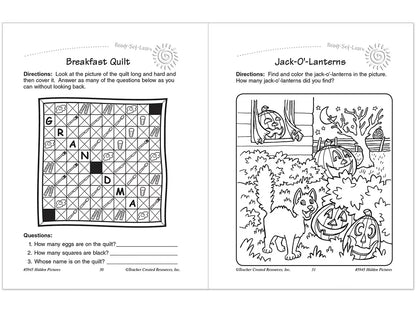 Hidden Pictures Workbook - Gr. 1-2 - US 8128