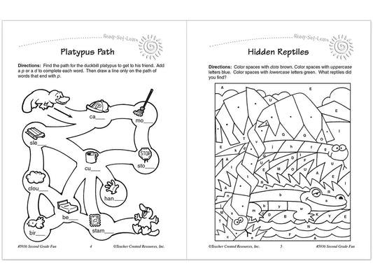 Second-Grade Fun Workbook - US 6544