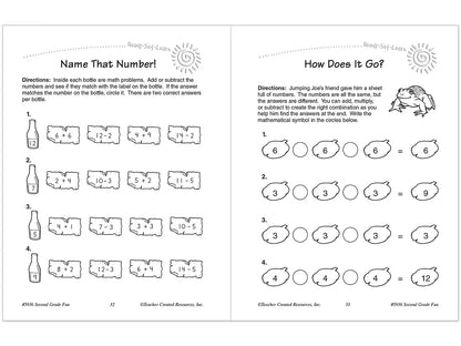 Second-Grade Fun Workbook - US 6544